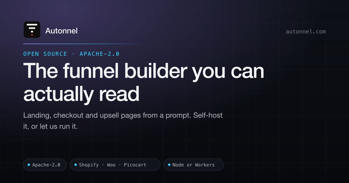 Autonnel — official preview image